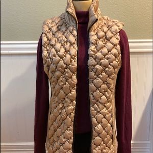 MARC NEW YORK (Andrew Marc), gold, puffer vest-sz m